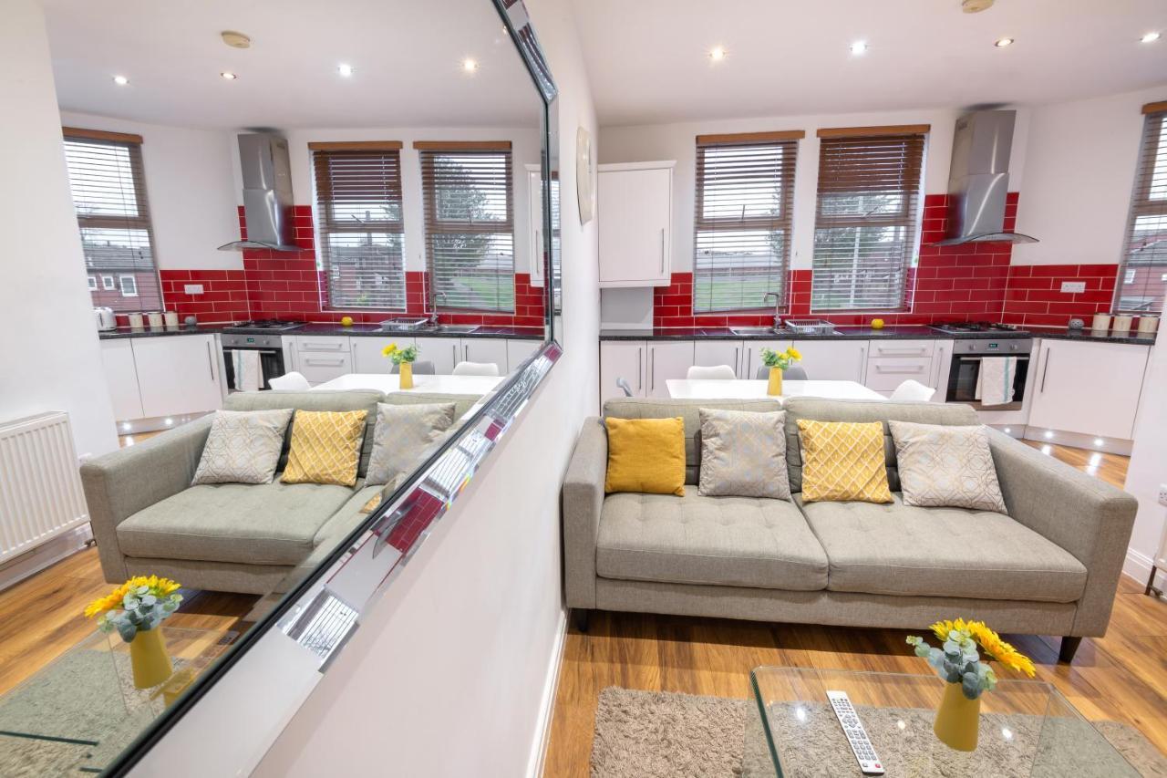 Modern Apartment Close To City Centre With Parking Leeds  Buitenkant foto